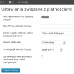 konfiguracja płatności